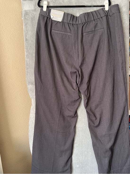 Cj Banks Grey Straight Leg career professional dress up Pants size 20W Church - Picture 3 of 6